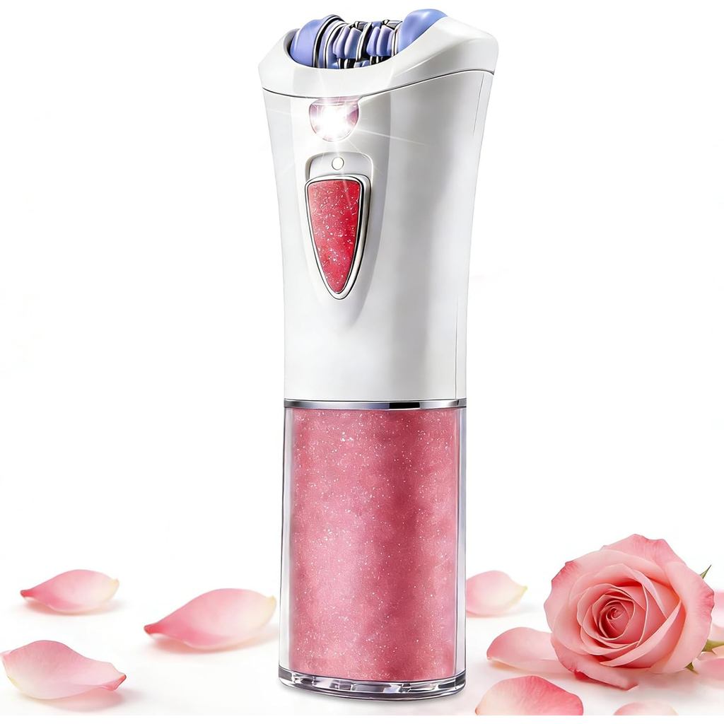 Epilador para Mulheres, Novo Epilador Facial Smooth Glide 2026 com Luz LED, 2 Velocidades, 36 Pinças, Epiladores Elétric