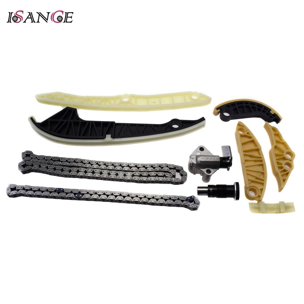 Kit De Ajuste Do Trilho Guia Tensor Da Corrente De Distribuição Superior Inferior Árvore De Cames Motor Para VW Audi 2.0
