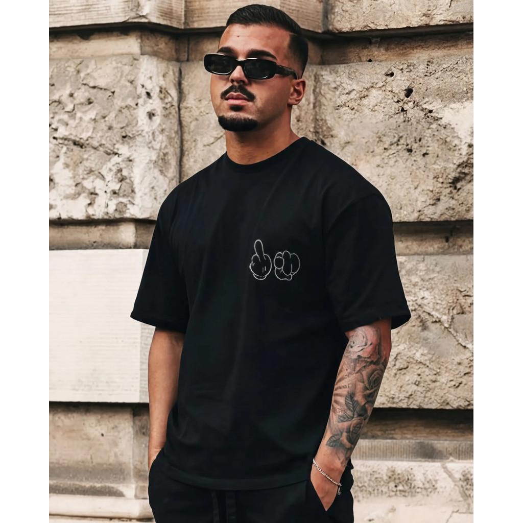 Camiseta Masculina Streetwear Moda Urbana Oversized Algodão Longline Over