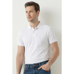 Polo Piquet Lisa Premium Polo Wear Branco
