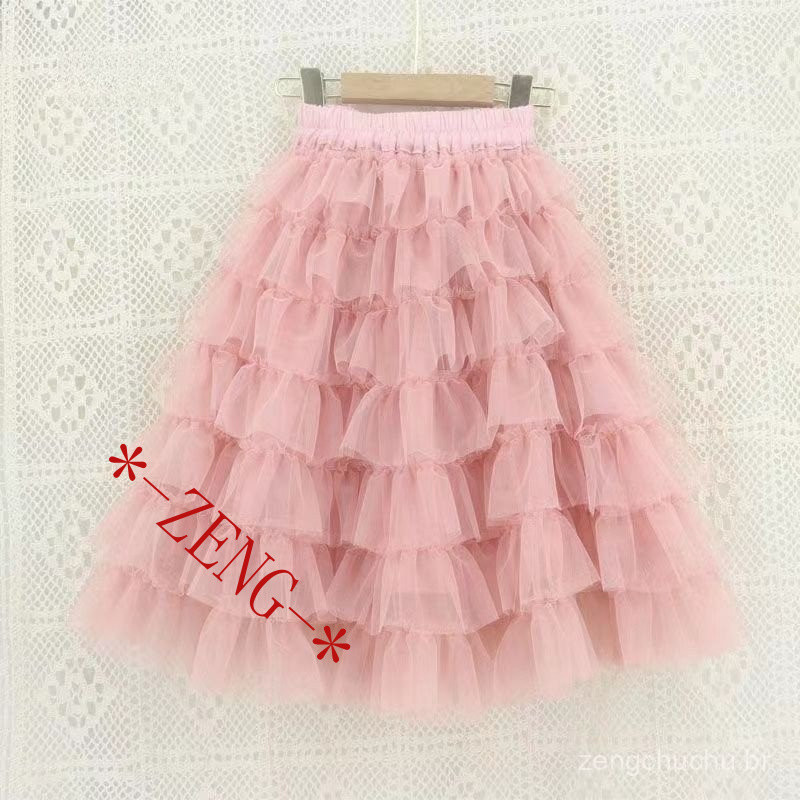    Roupas Infantis, Saias para Meninas, Saias Infantis, Saias Infantis Longas, Saias Estilo Bolo Doce, Saias Infantis, S