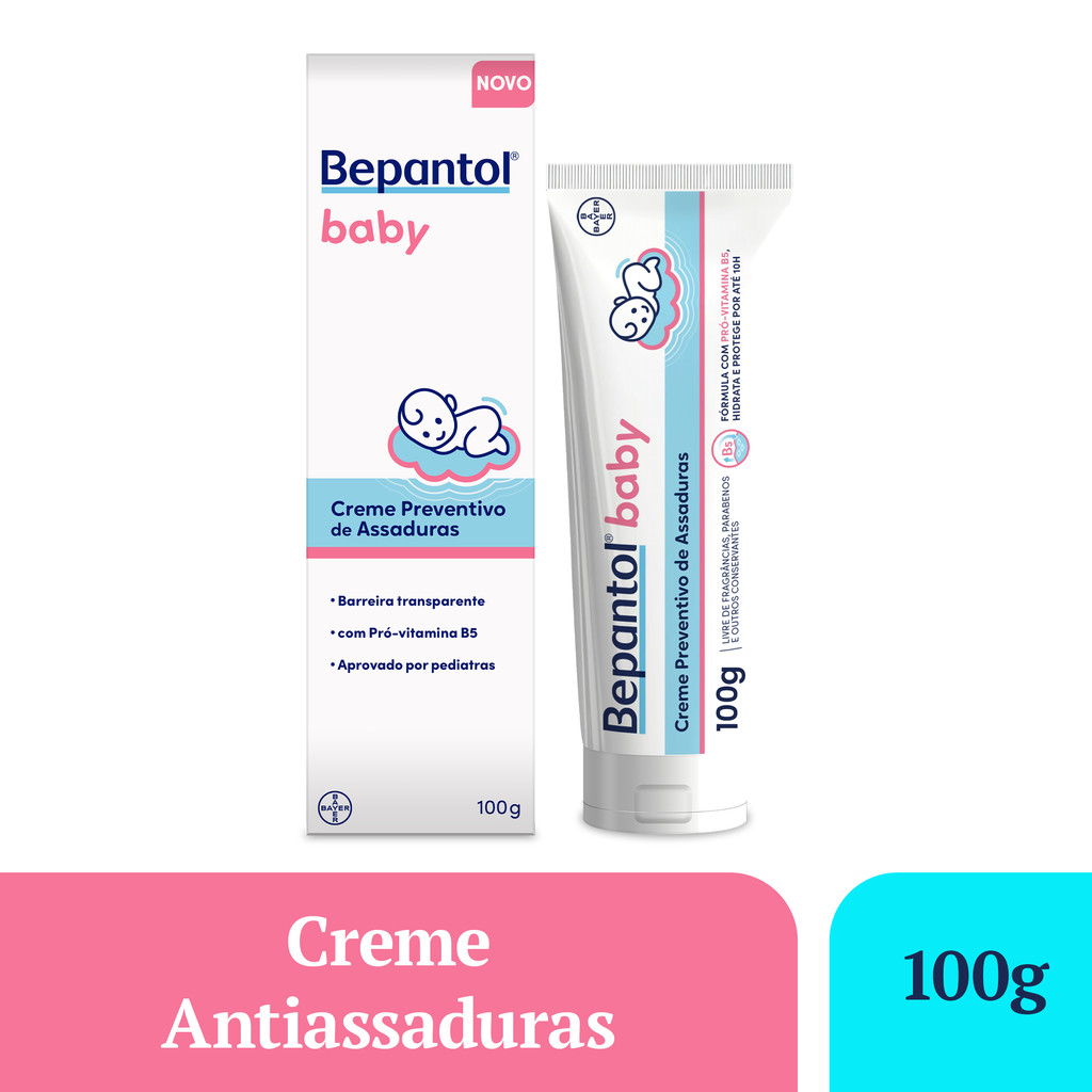 Imagem Creme Pomada de Assadura Lanolina e Vit B5 100g Bepantol