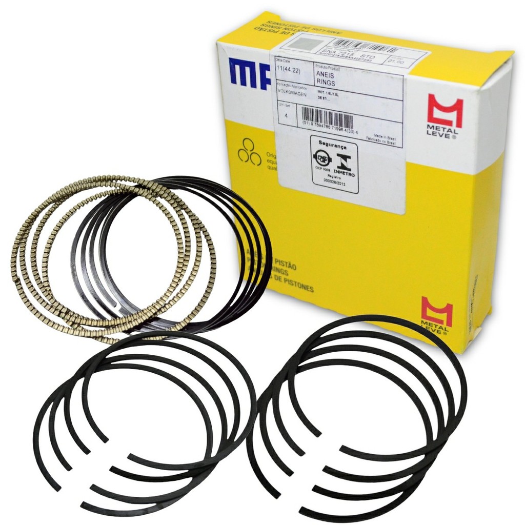 Jg Anel de Segmento 050 VW Santana Parati Gol Saveiro 1.6 1.8 8v 1997 a 2008