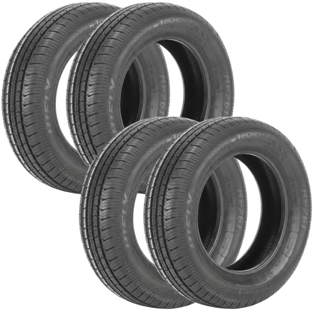 Jogo 4 Pneus 175/60 R13 HIFLY HF-261 77H Novo Aro 13