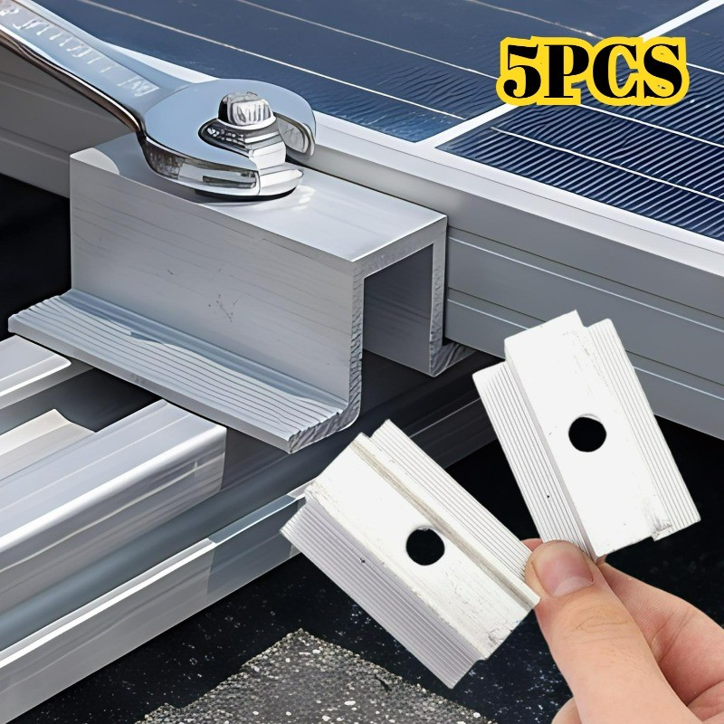 Módulo De Tensão Média Do Painel Solar-Clipe De Fixação Da Placa PV Telhado-Conector De Montagem Braçadeira Sistema Foto