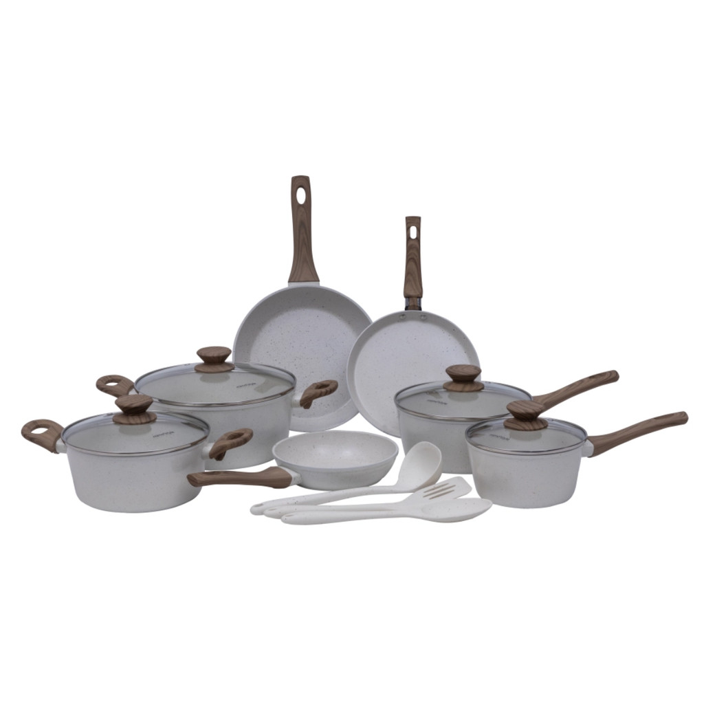 Conjunto De Panelas 10 Peças Indução Style Cook Mármol Mimo Style