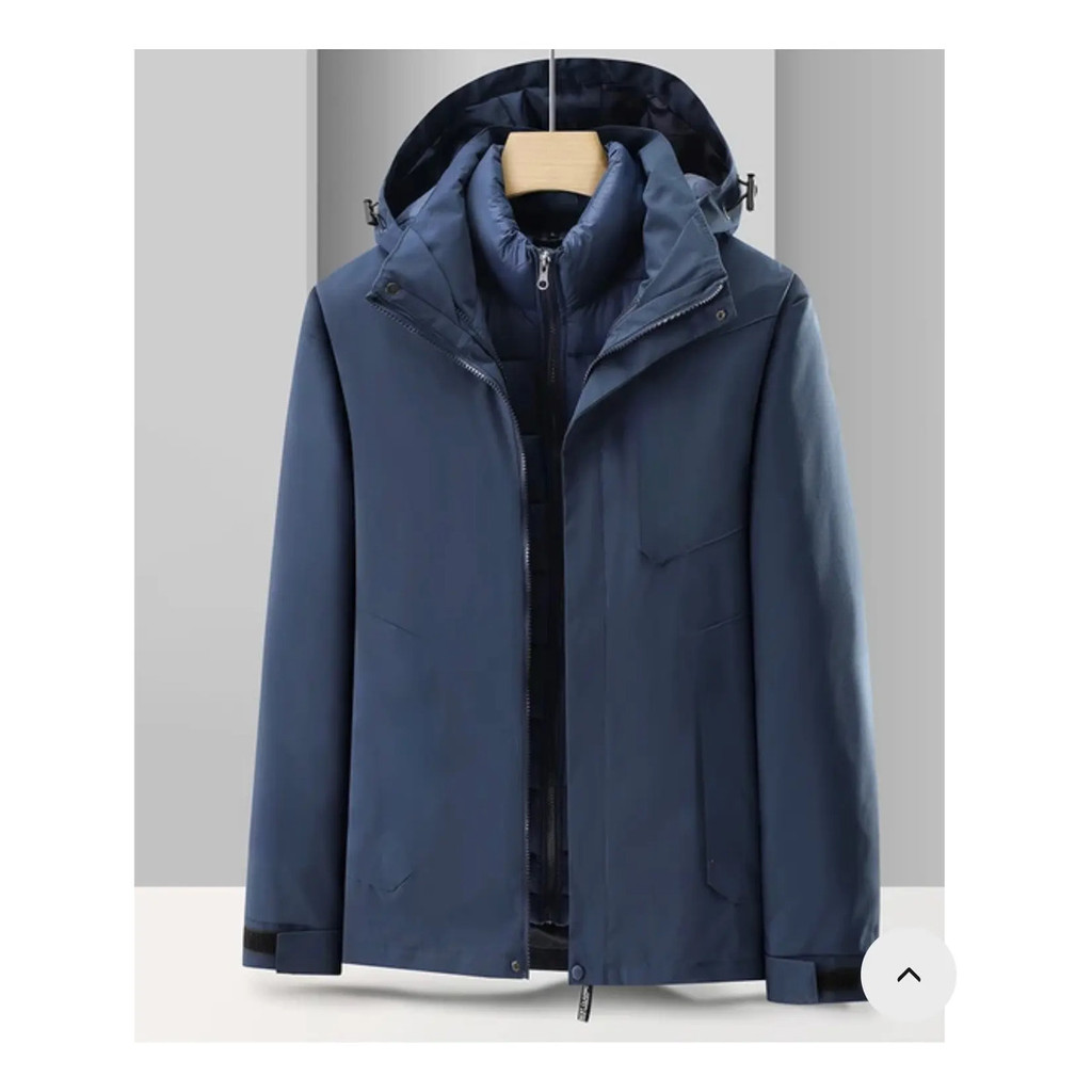 Parka Vira Jaqueta Nylon 2 Em 1 Japona E Corta Vento