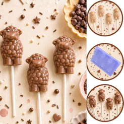 1~10 Forma Simples Pirulito Cordeiro (CHOCO)