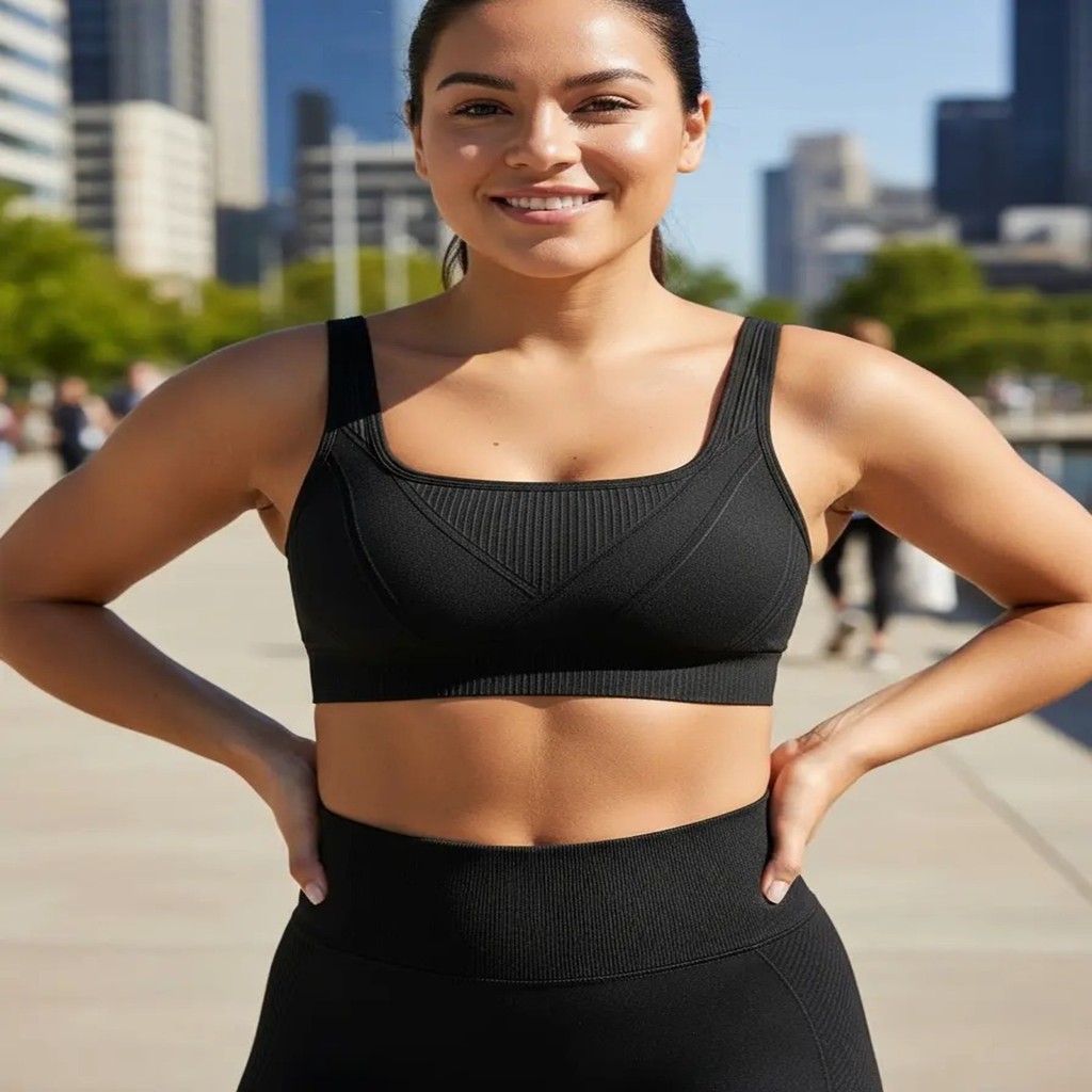 Top Lupo Max Fitness Feminino Seamless Sport Academia