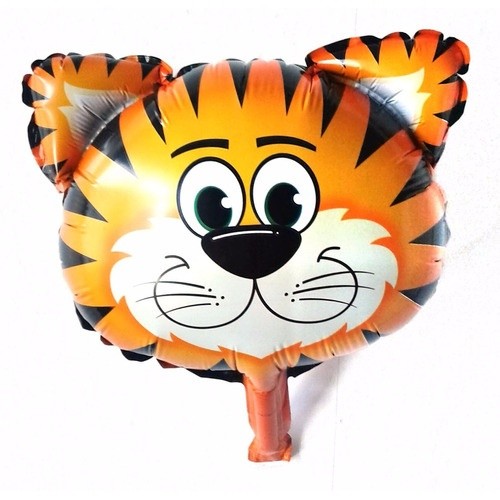 Balão Metalizado Tigre Safari Centro Mesa 32*24cm Festa Decoração Enfeite Lembrancinha