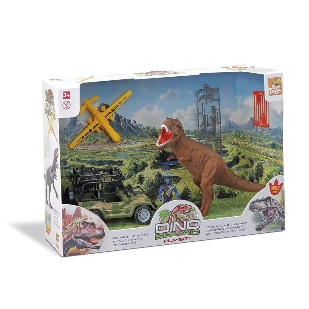Playset Dino Squad Bee Toys Dinossauro Item Sortido Brinquedo Infantil Divertido