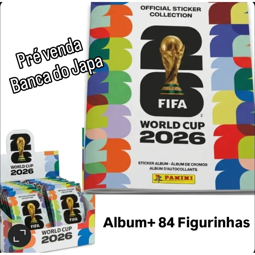 Kit Figurinhas  Copa Do Mundo Fifa Oficial  Panini 84 Figurinhas