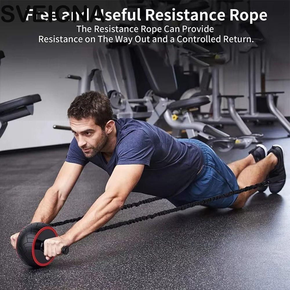 Rolo De Treino Abdominal SVEICNA , Roda De Com Aderência Ergonômica Rolamento De Carga Forte , Antiderrapante