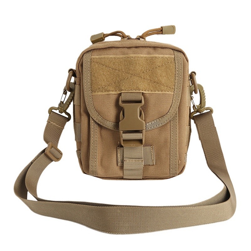 1.000D Bolsa mensageiro de ombro para montanhismo ao ar livre MOLLE Bolsa de cintura tática Carteira EDC de viagem Bolsa