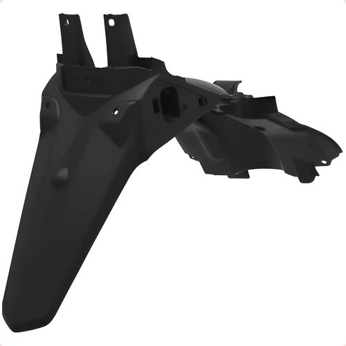 Paralama Traseiro Honda Biz 125 Es Ks Ex 11/17 Preto