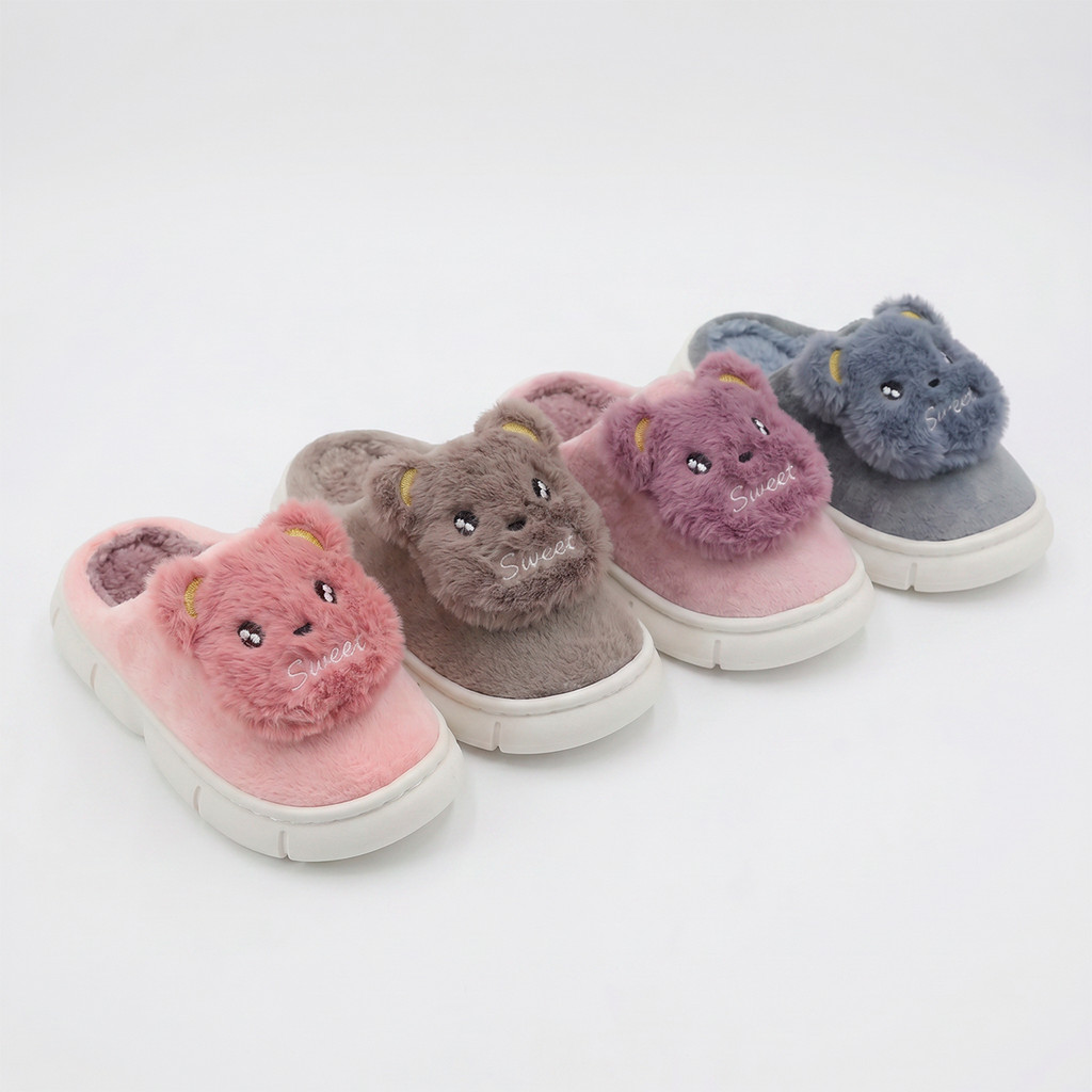 Pantufa Infantil Frio Inverno Cores Variadas Confortavel Menino Menina Masculino Feminina