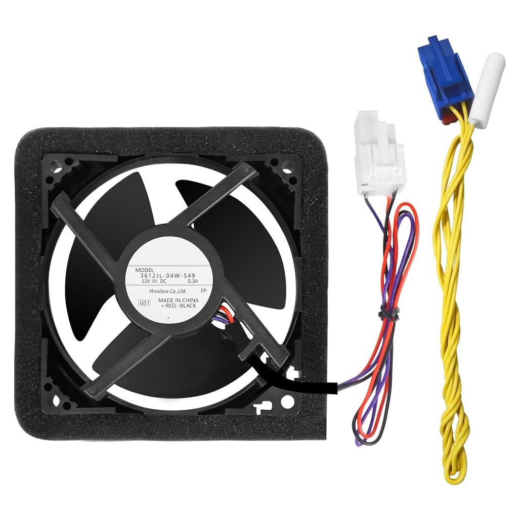Upgraded DA81-06013A Refrigerator Evaporator Fan Motor Compatible with Samsung Fridge Evaporator Fan Motor No Noise with