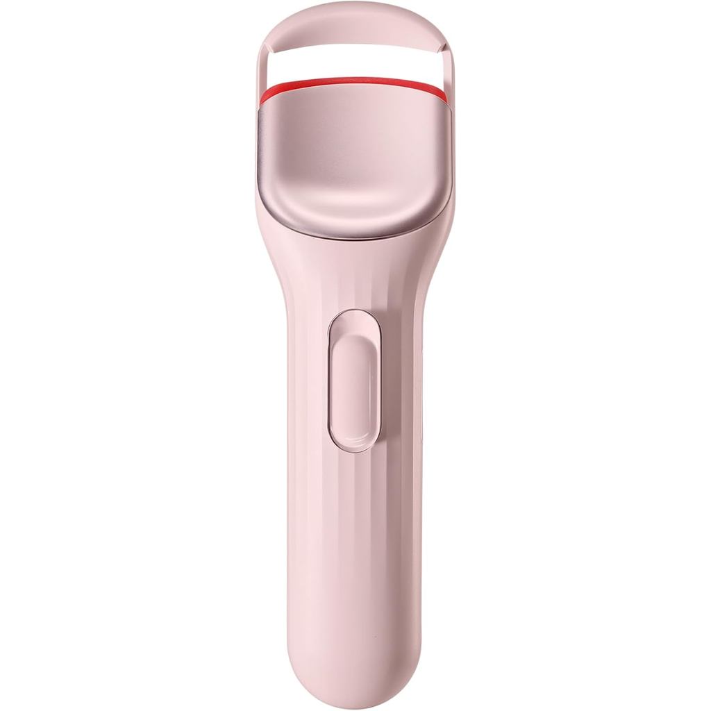 Curvador de Cílios Aquecido Pro, Configurações de Calor 149F/167F, Almofada de Silicone de Grau Alimentício, Bateria Rec