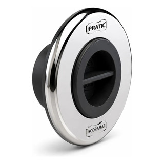 Dispositivo Aspiração Inox Pratic Para Alvenaria Tubo 60 Mm Cinza