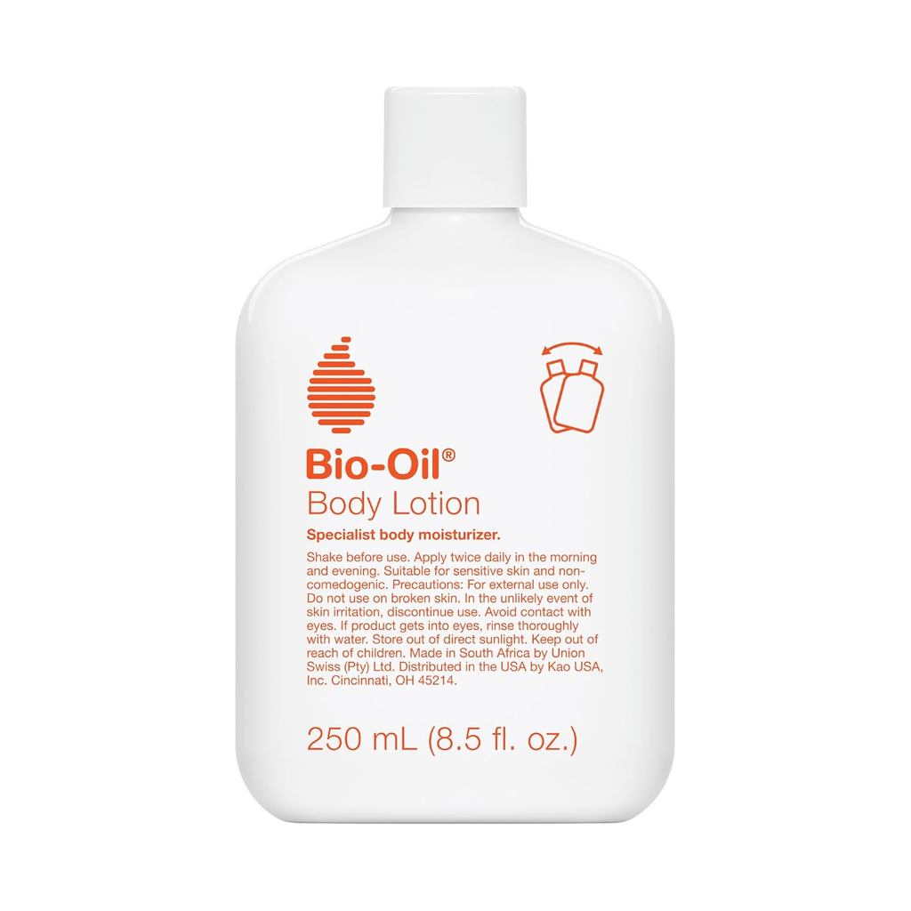 Loção Hidratante Corporal Bio-Oil para Pele Seca, Ultra-Leve com Alta Hidratação Oleosa, com Óleo de Jojoba, Óleo de Ros