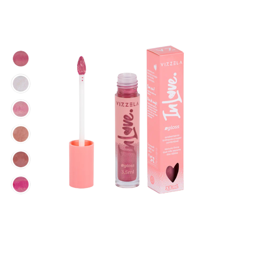 Gloss In Love Brilho 3D Lábios Volumosos Vizzela