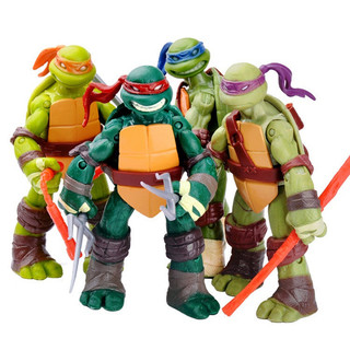 Mutant Ninja Turtles modelo de animação periférica TMNT versão de ornamentos, juntas, brinquedos de boneca móvel