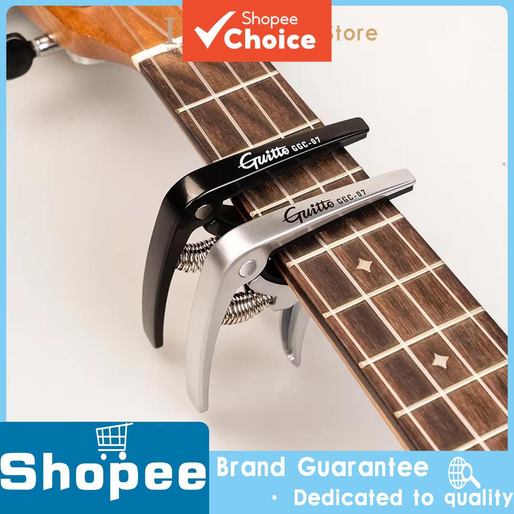 Capo de Ukulele GCC-07 em Liga de Zinco para Troca Rápida em Ukelele de 4 Cordas – Acessórios para Violão Havaiano