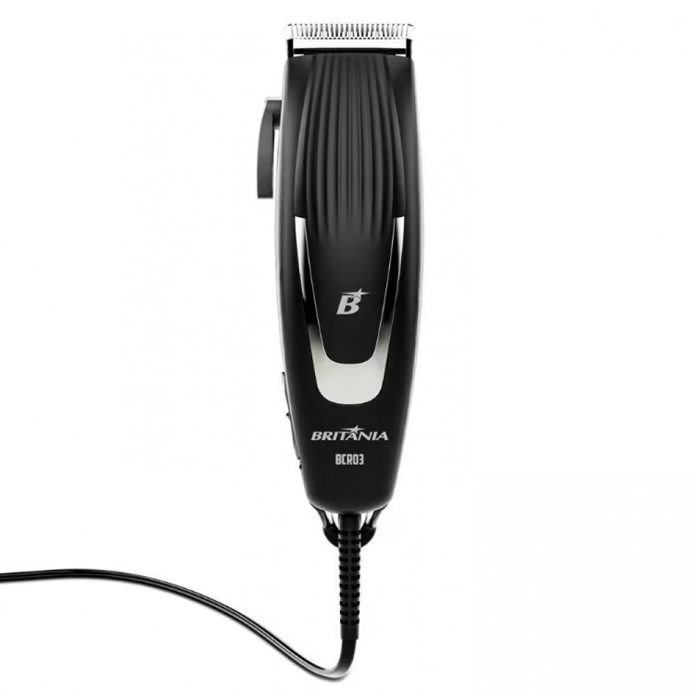 Mquina de Cortar Cabelo BCR03 18W com 9 Acessrios Britnia