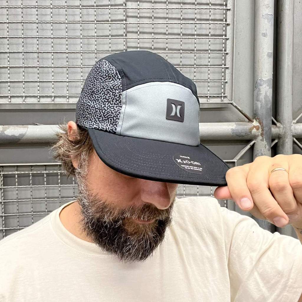 Boné Hurley Strapback Brain H2O-DRI Preto HYAC0106020