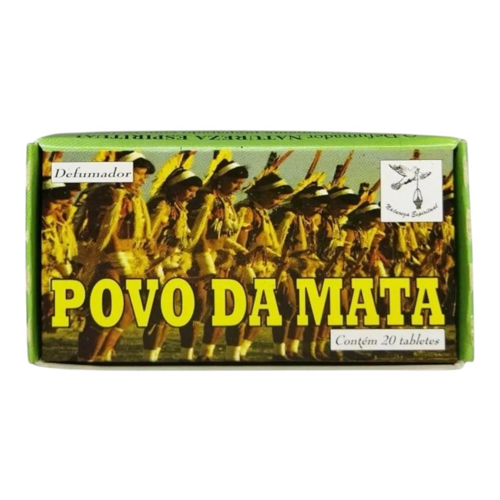 Defumador Natureza Povo da Mata Tablete | Proteção | Natureza | Equilíbrio Espiritual