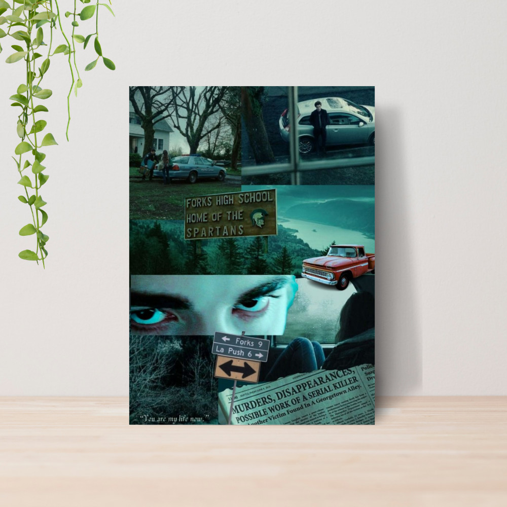 Quadro Decorativo Crepúsculo Filme Twilight Saga Romance 04 | Placa 20x28 Poster Decoração Quarto Sala