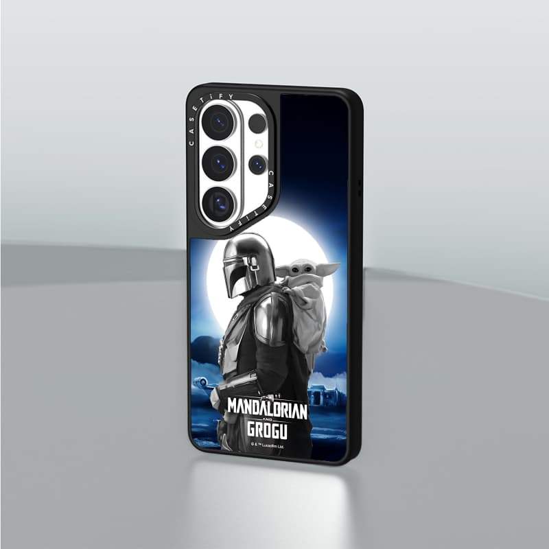 CASECASE X Star Wars Moon Case Matte Black Capa De Sucção Magnética Samsung Galaxy S26 Ultra S25 S24 S23 Plus Hard Back