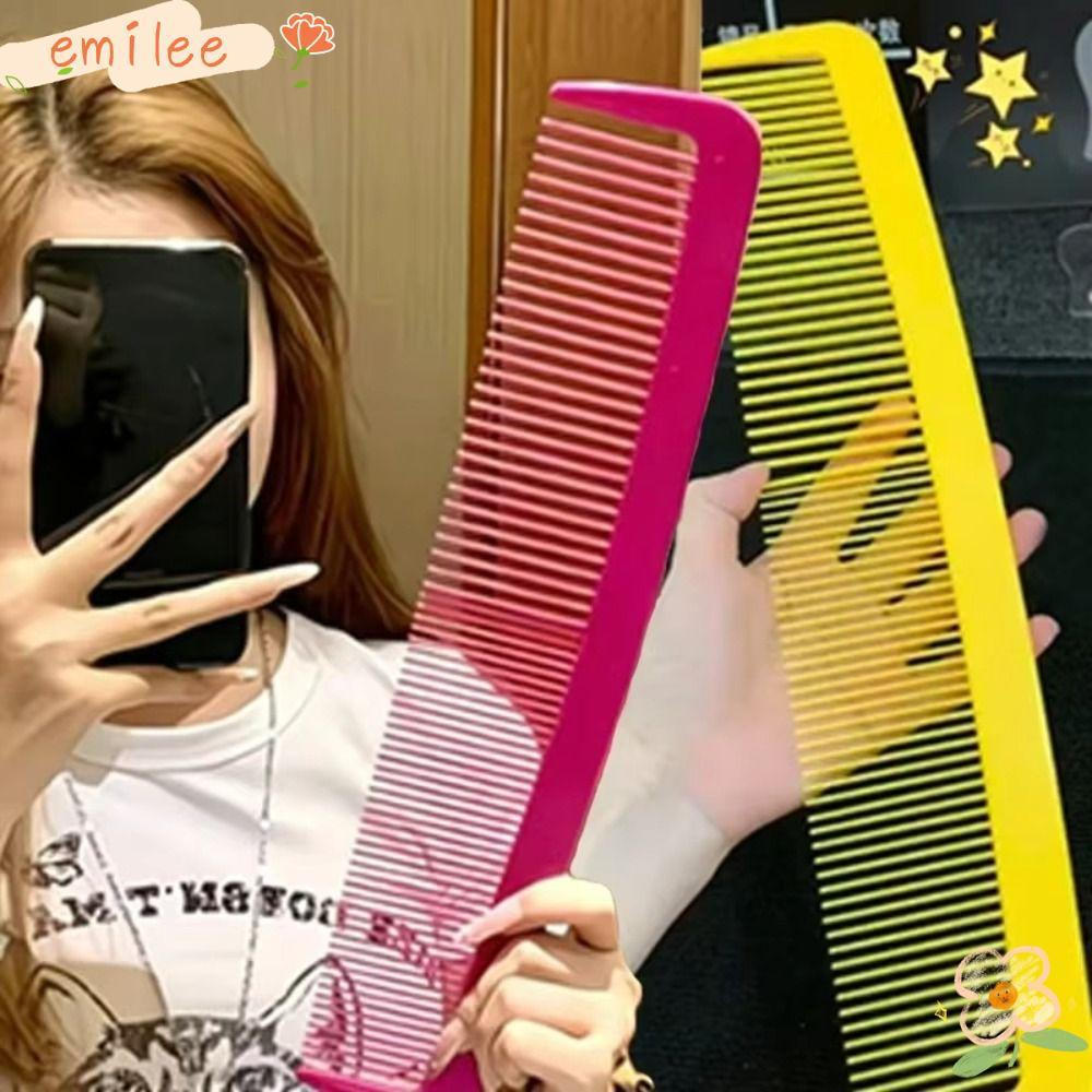 Pente De Cabelo Liso EMILEES , Gigante Para Massagem Desembaraçadora , Pentes De Plástico