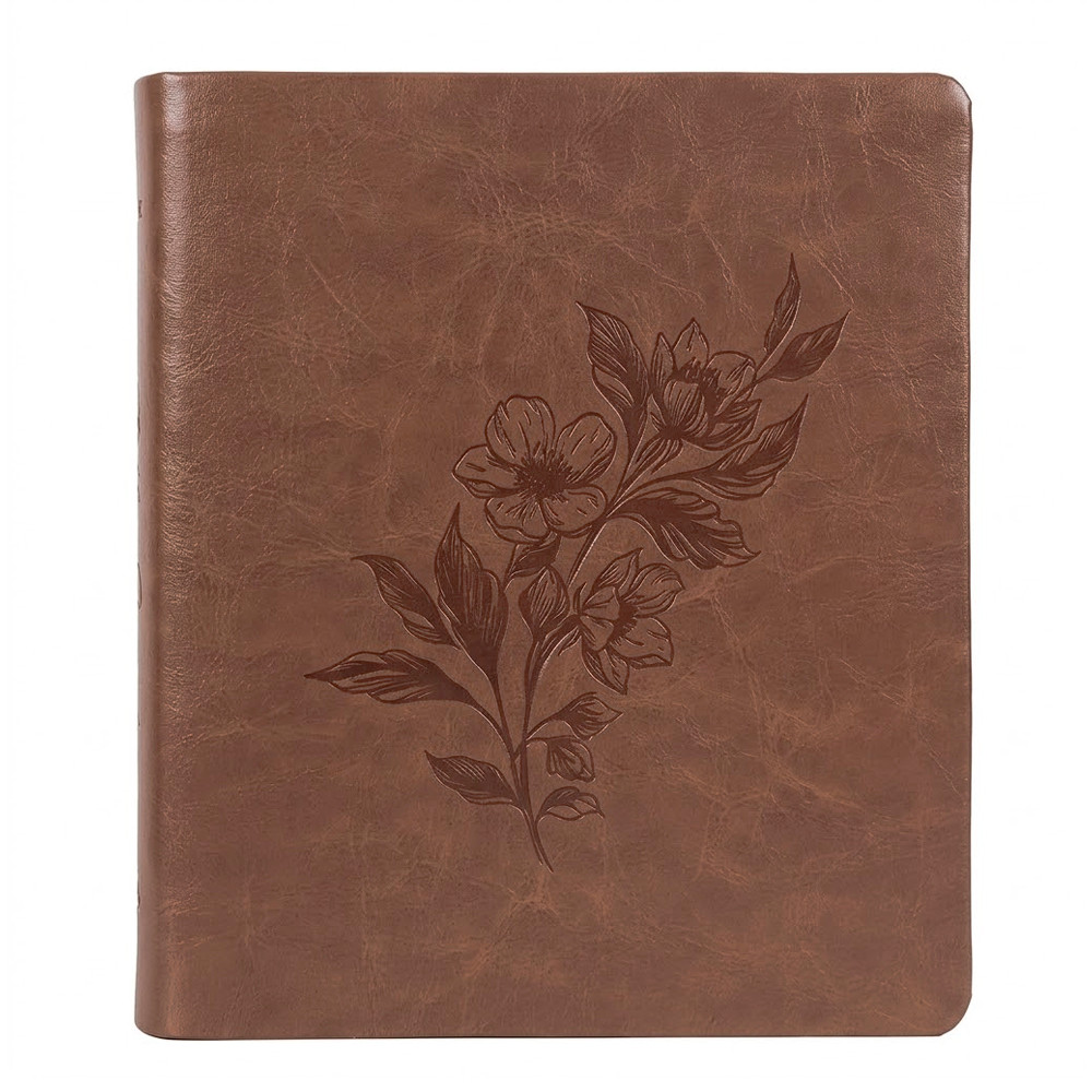 Bíblia Sagrada Leia e Anote Flor do Campo | NVI | Letra Grande | Capa Luxo Fendi