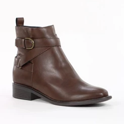 Bota Anacapri Fivela Lateral Marrom - Feminino
