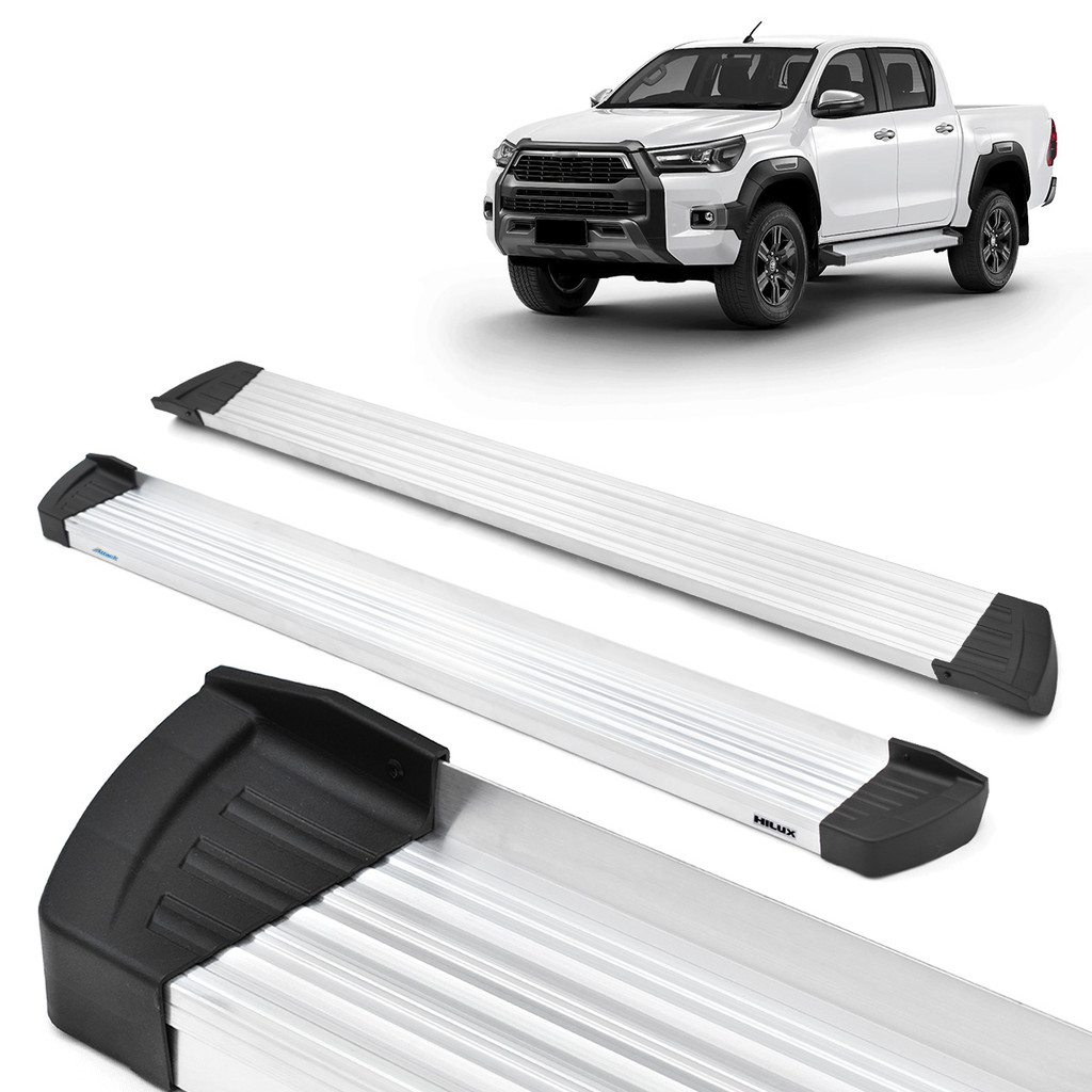 Imagem Estribo Slim Hilux 2016/... Cabine Dupla Natural