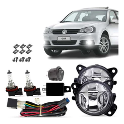 Kit Farol Auxiliar Neblina Milha Gol Polo Fox Golf Voyage