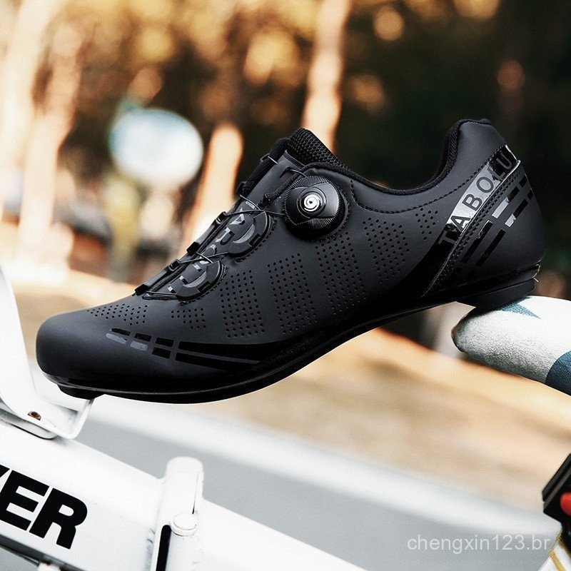Sapatilha de Ciclismo Masculina com Trava Profissional SPD/Bicicleta GNCG