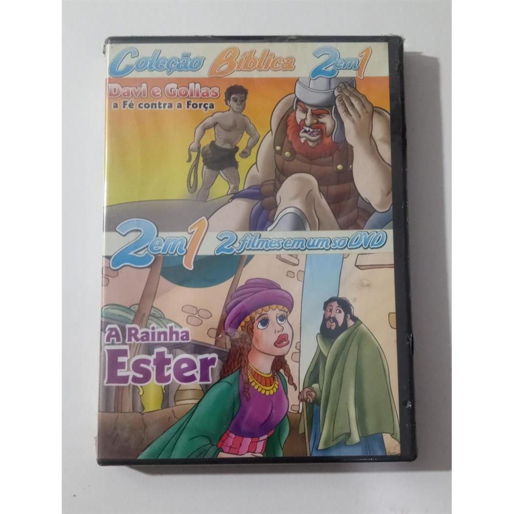 DVD Davi e Golias + A Rainha Ester - Coleção Biblica 2 em 1 direção