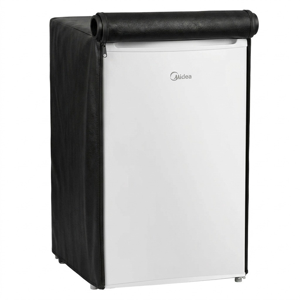 Capa Para Frigobar Midea Inverter 124L - Corino Preto