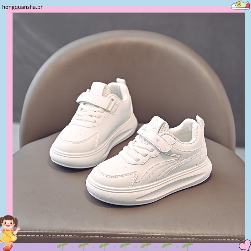 tênis infantil masculino kit tênis infantil masculino Primavera e Outono médio e grande tênis branco para crianças, sa