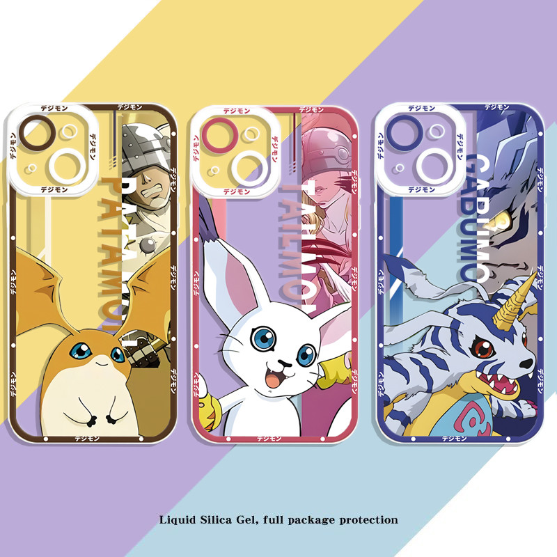 Anime Digimon Adventure Invólucro Para Samsung Galaxy A57 A16 A06 A07 A35 A33 A32 A55 A15 A25 A05 A05S A54 A24 A34 A52 A
