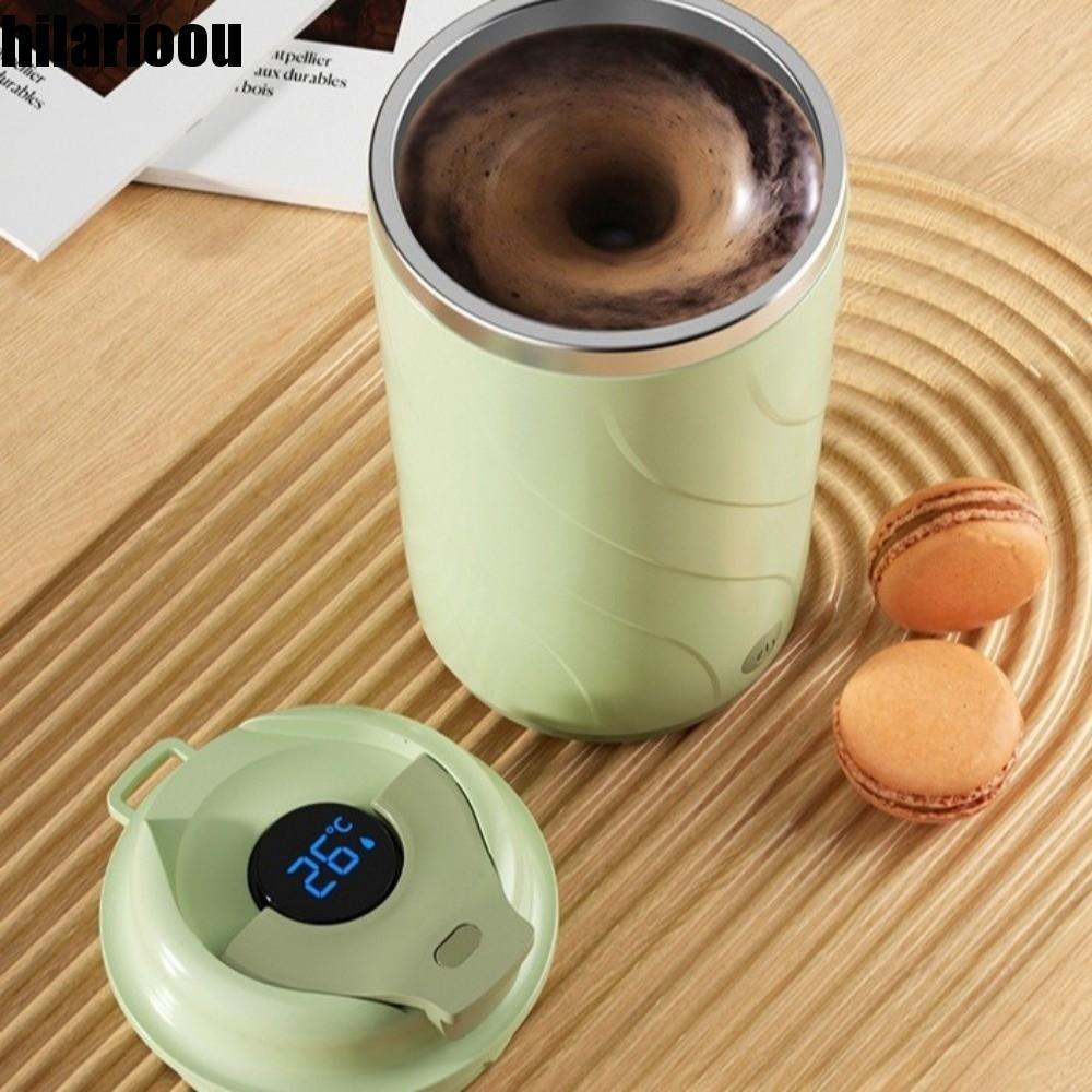 Caneca De Mistura Elétrica HILARIOOU , Com Display De Temperatura , Café Agitação Automática À Prova De Vazamentos , Des
