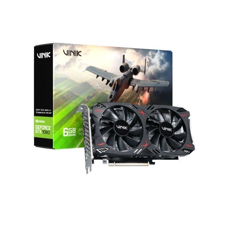 Placa De Video Vinik 6Gb Gtx 1060  Gddr5 192 Bits Nvidia Geforce Gpuvk10606Gb2F