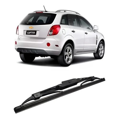 Palheta Limpador Parabrisa Traseiro Captiva 2008 A 2017 Preto