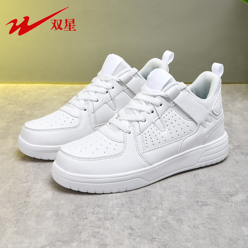 Dupla estrela sapatos brancos sapatos femininos 2026 primavera outono novo estilo sapatos casuais casal sapatos esportiv