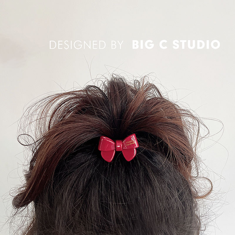 Estilo coreano doce feminino temperamento anel de cabelo bonito bola cabeça alta rabo de cavalo cabeça corda acetato arc