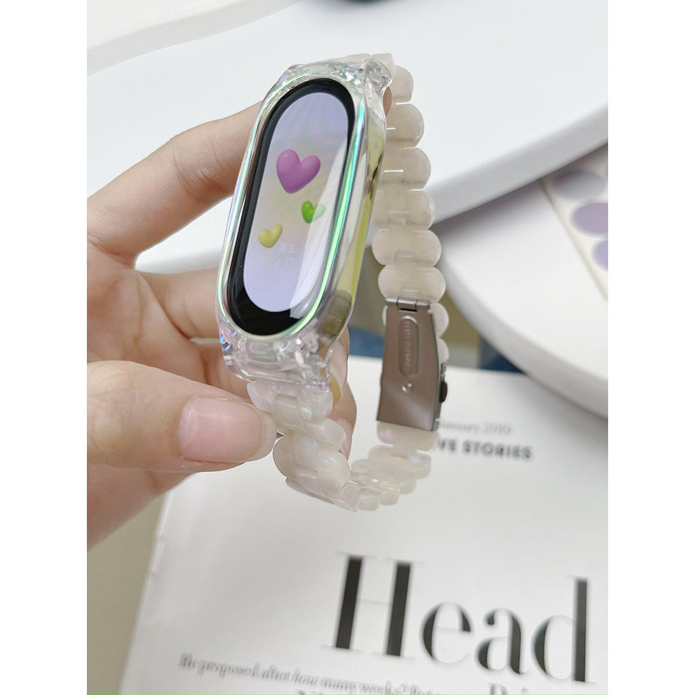 Adequado para Xiaomi Band 7 Pulseira Resina Laser Xiaomi Band 5/4/3 Pulseira Ver