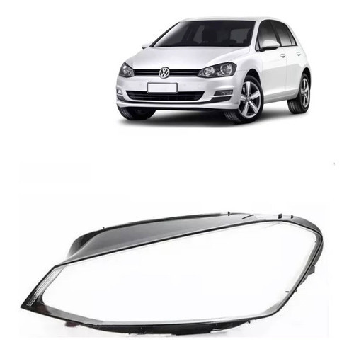 Lente Farol Golf Tsi Gti Msi Mk7 2014 2015 16 2017 Esquerdo