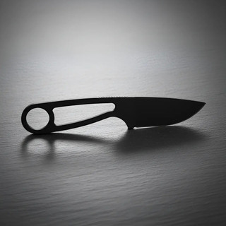 Faca Tática De Aço Inox Premium Preta